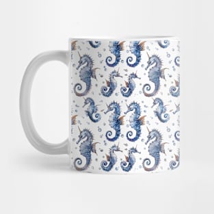 Blue Seahorses Mug